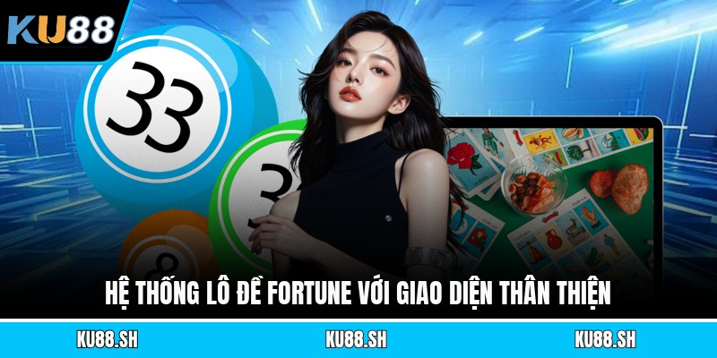 Hệ thống lô đề Fortune với giao diện thân thiện