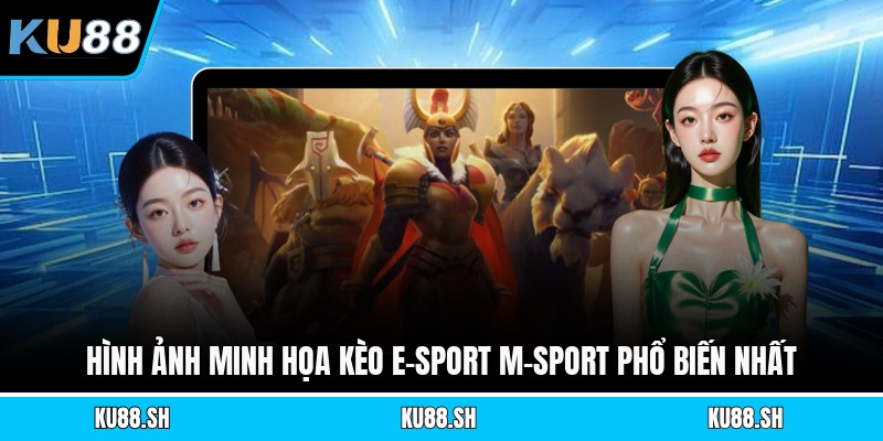 Hình ảnh minh họa kèo E-Sport M-Sport phổ biến nhất